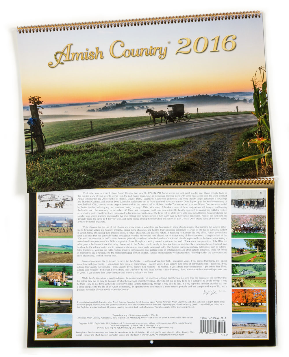 Amish Country Calendar