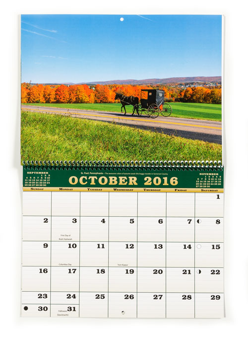 Amish Country Calendar